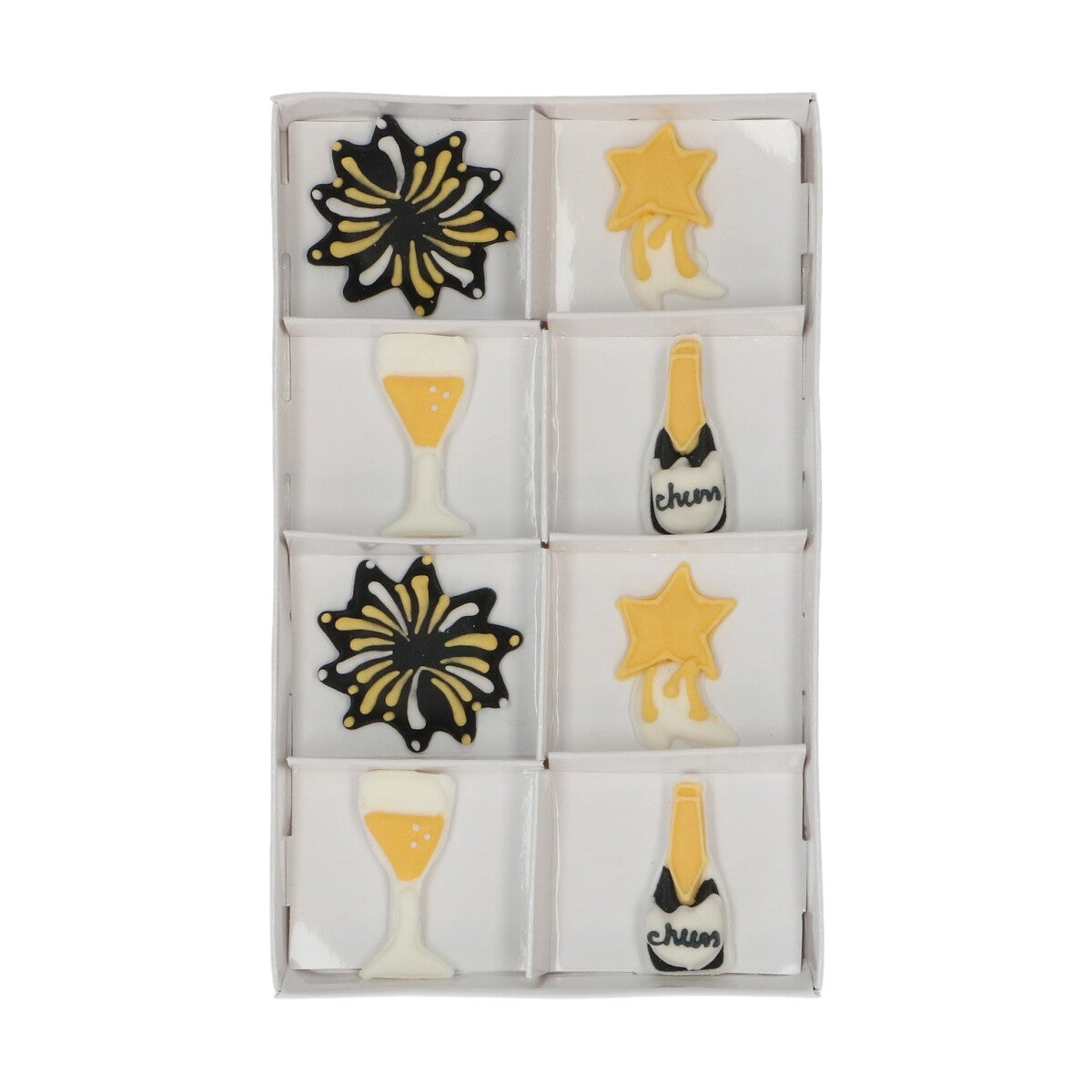 Wilton Décors en Sucre Étincelant Fête set/8