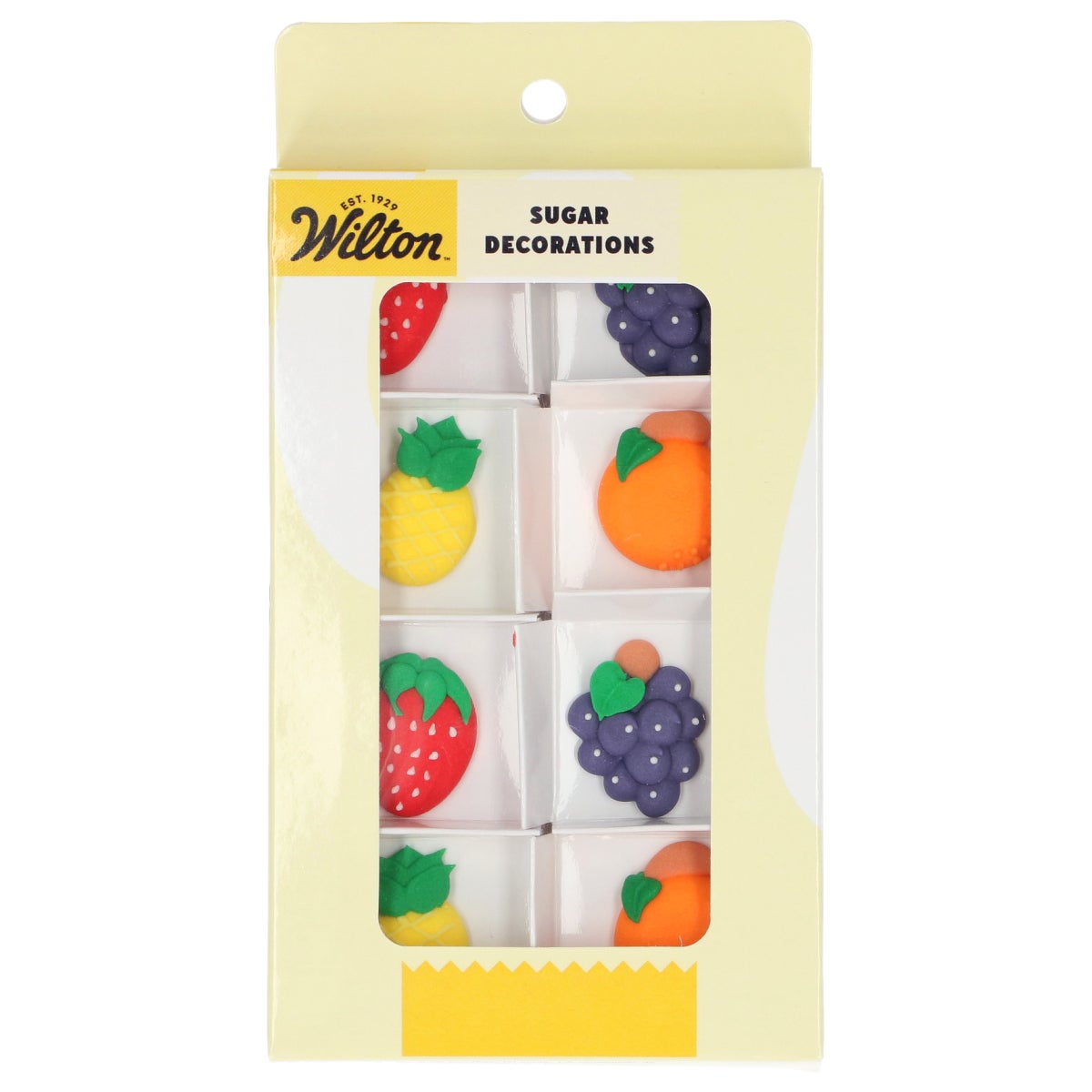 Wilton Décors en Sucre Fruits d'été set/8