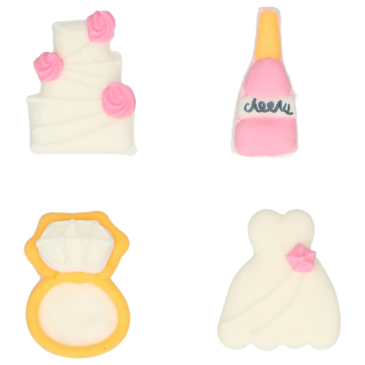 Wilton Décors en Sucre Mariage de rêve set/8