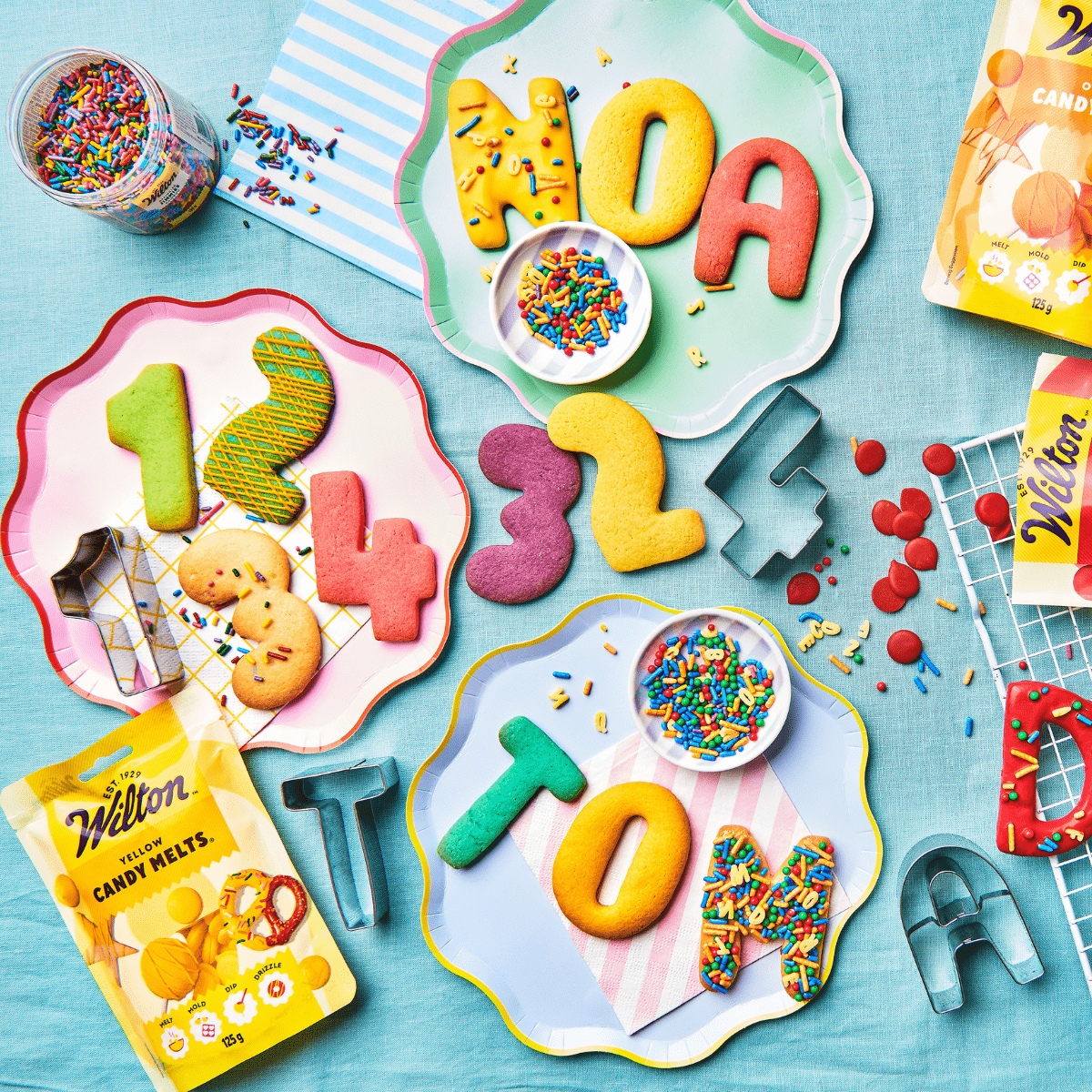 Back to school alfabet koekjes