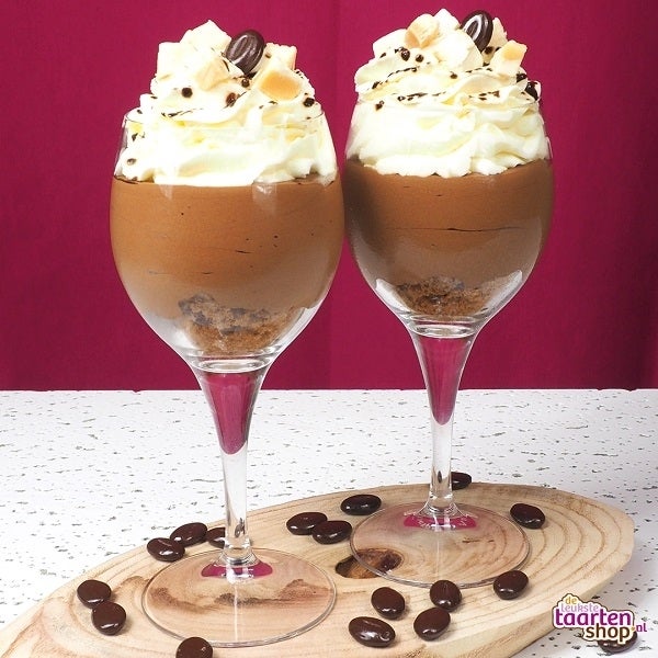Irish coffee chocolade mousse