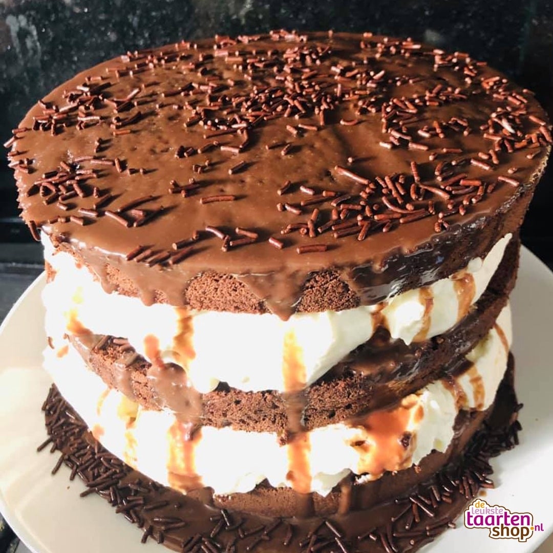 Chocolade crème taart door Ula Fanaberia Chocolade crème taart door Ula Fanaberia
